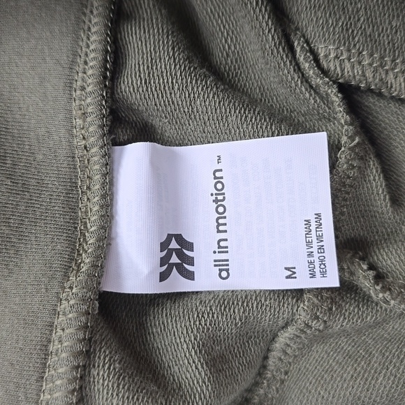 High-Rise French Terry Butter Wash Tapered Pants | All in Motion | Medium - Picture 9 of 15